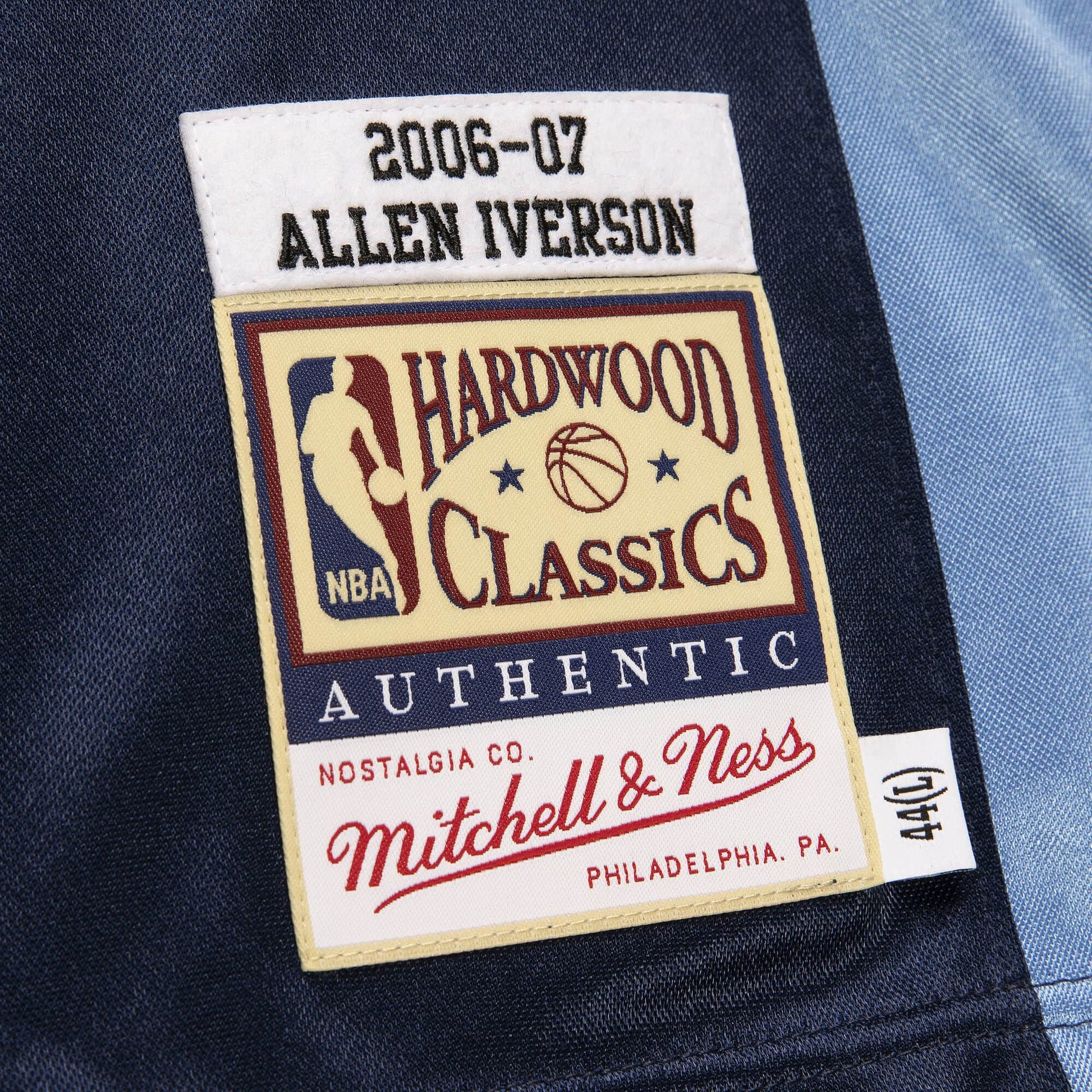 Allen Iverson Denver Nuggets 2006-2007 Blue Authentic Jersey - Rare  Basketball Jerseys